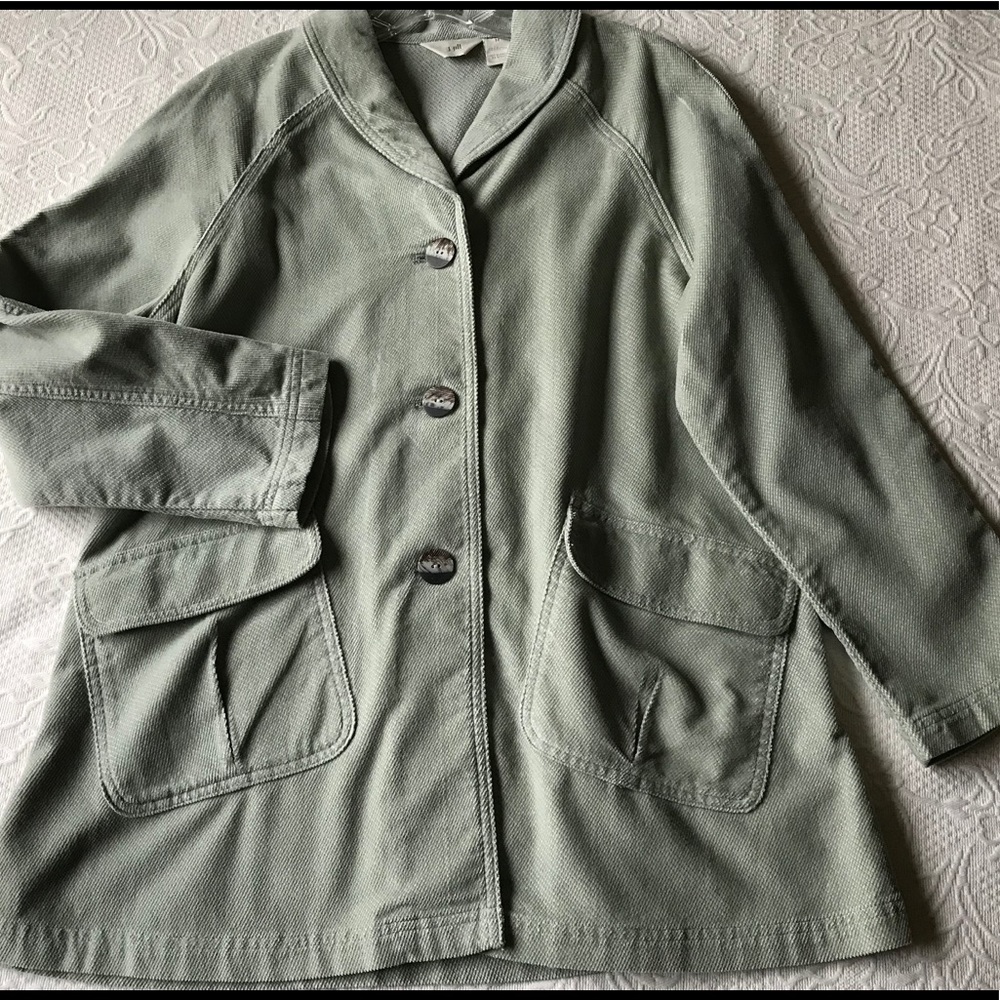 J Jill Brushed Corduroy Swing Jacket